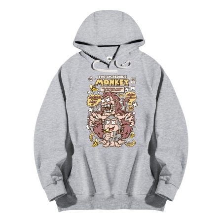 Incredible Monkey Grey Hoodie